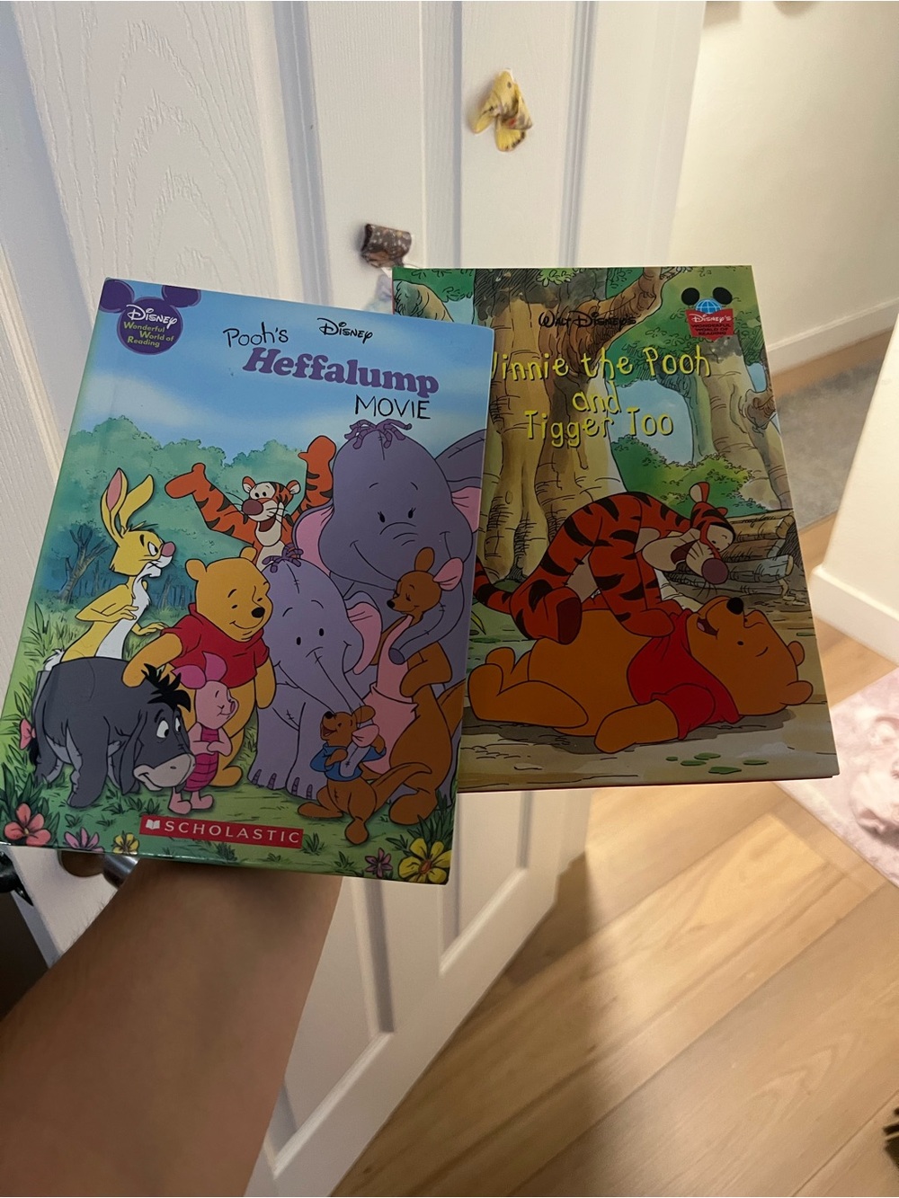 Disney Winnie the Pooh Heffalump & Tigger Kids Book Set ('99/'05)